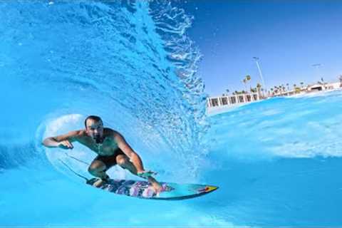 BEST WAVE POOL I EVER SURFED | CALIFORNIA