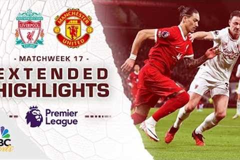 Liverpool v. Manchester United | PREMIER LEAGUE HIGHLIGHTS | 12/17/2023 | NBC Sports