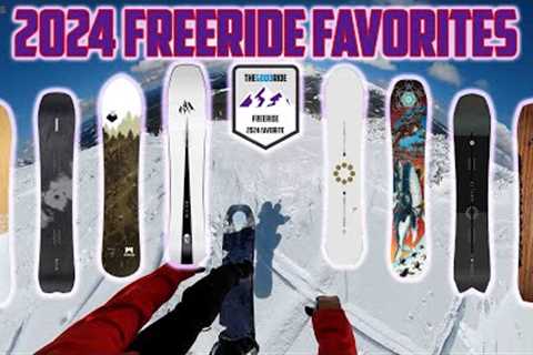 2024 Favorite Freeride Snowboards From The Good Ride