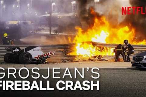 Grosjean's Insane Fireball Crash | Formula 1: Drive To Survive S3 | Netflix