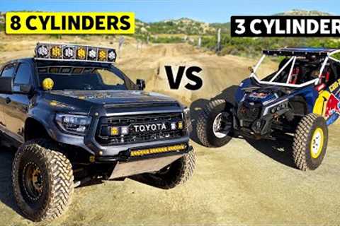 Seth Quintero’s Can-Am Maverick vs Toyota Tundra Daily Driver // THIS vs THAT Off-Road