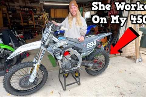 She Worked On My 450! - Buttery Vlogs Ep226