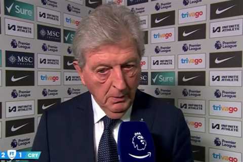 Roy Hodgson Accuses Reporter of 'Trying to Hurt Me' in Live TV Interview After Crystal Palace's..