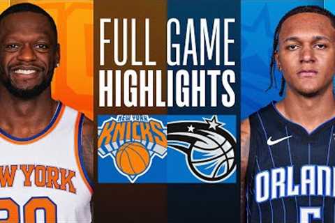 KNICKS at MAGIC | FULL GAME HIGHLIGHTS | December 29, 2023