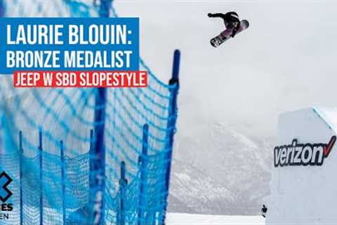 Laurie Blouin: Bronze Medalist - Jeep Women’s Snowboard Slopestyle | X Games Aspen 2022