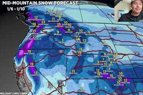 AM Mountain Weather Update 1/1, Meteorologist Chris Tomer