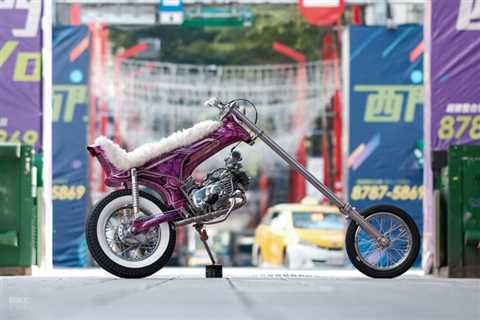 Tickled Pink: A cheeky Honda Dax Chopper from Taiwan