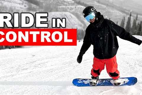 How To Snowboard with More Control