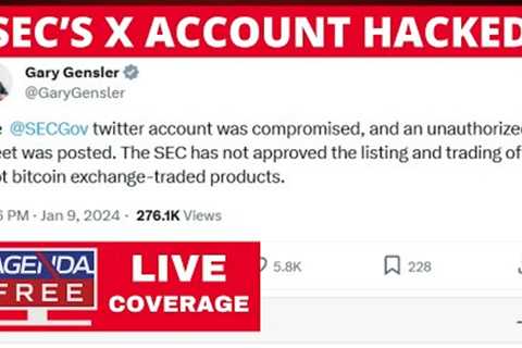 SEC’S Twitter/X Account Hacked, Posts Major False News on Bitcoin ETFs (LIVE Breaking News Coverage)