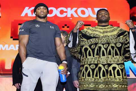 Anthony Joshua Warned by Francis Ngannou: You'll Wake Up in Hospital