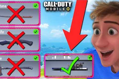 STOP USING THIS KNIFE... USE THIS INSTEAD!! 🤯 (COD MOBILE)