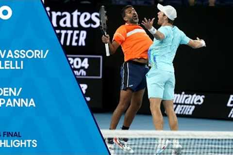 Bolelli/Vavassori v Bopanna/Ebden Highlights | Australian Open 2024 Final