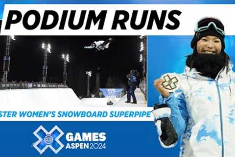 Monster Energy Women’s Snowboard SuperPipe: Top 3 Runs | X Games Aspen 2024