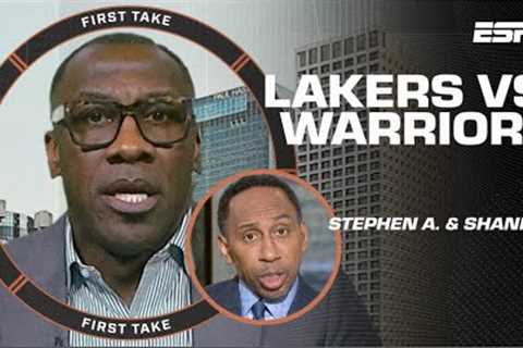 Shannon Sharpe CALLS OUT Stephen A. Smith after Lakers vs. Warriors 😬 | First Take