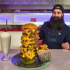 IN NORWAY YOU HAVE TO STAY SEATED FOR 15 MINUTES AFTER ATTEMPTING THIS CHALLENGE! | BeardMeatsFood