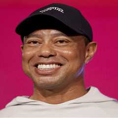 Tiger Woods reveals new look for the first time in 27 years as he launches new brand Sun Day Red..