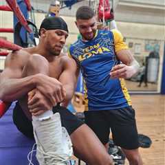 Anthony Joshua's 6ft 8in Boxing Prospect Spars with Heavyweight Champions