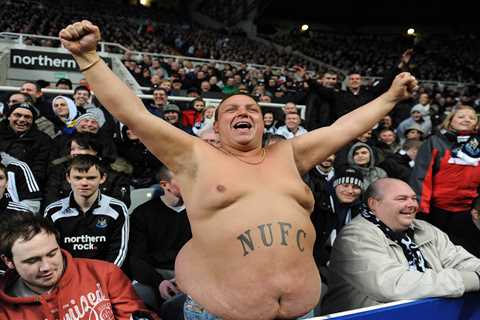 Premier League Fans Strip Down at Winter Games: Newcastle United Fans Take the Lead