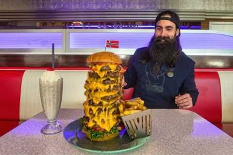 IN NORWAY YOU HAVE TO STAY SEATED FOR 15 MINUTES AFTER ATTEMPTING THIS CHALLENGE! | BeardMeatsFood