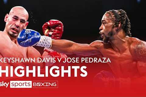 HIGHLIGHTS 🥊 Keyshawn Davis vs Jose Pedraza!