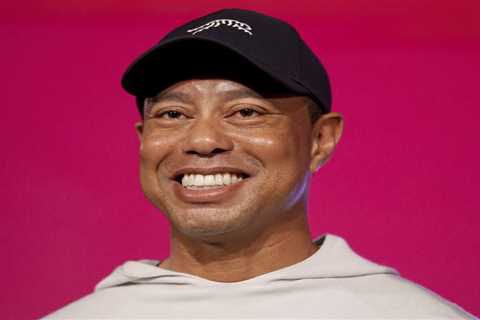 Tiger Woods reveals new look for the first time in 27 years as he launches new brand Sun Day Red..