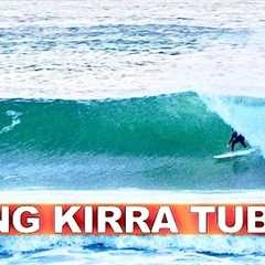 Surfing Pumping Long Kirra Tubes! Mick fanning, Parko, Dingo & Co!