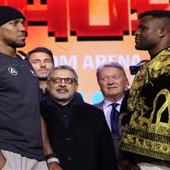 Fans Shocked as Anthony Joshua vs Francis Ngannou Boxing Match to Have Unique Rules