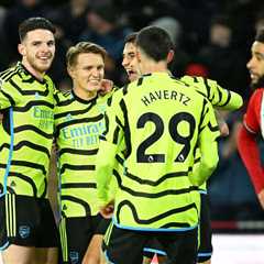 Arsenal enter record books after lopsided win at Sheffield United