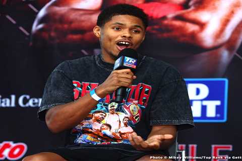 Shakur Stevenson calling out for an opponent