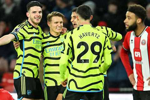 Arsenal enter record books after lopsided win at Sheffield United