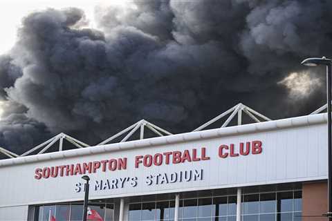 Southampton vs Preston Clash in Jeopardy as Massive Fire Forces St Mary’s Stadium Evacuation