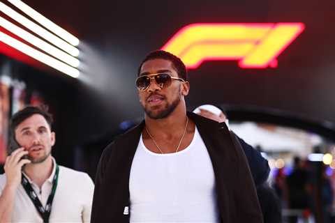 Anthony Joshua Spotted at Saudi Arabian GP Post-Win Against Ngannou