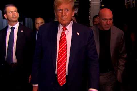 Donald Trump Receives Enthusiastic Welcome at UFC 299 Alongside Dana White