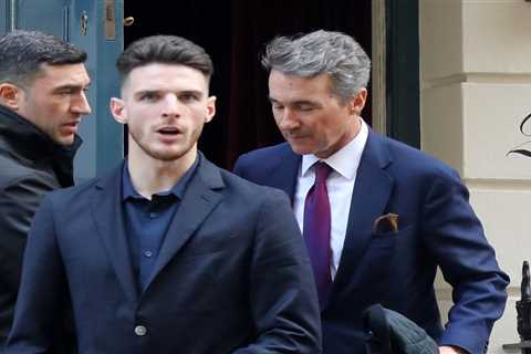 Arsenal Star Declan Rice Spotted in Secret Meeting with West Ham Co-Owner at Exclusive London Club