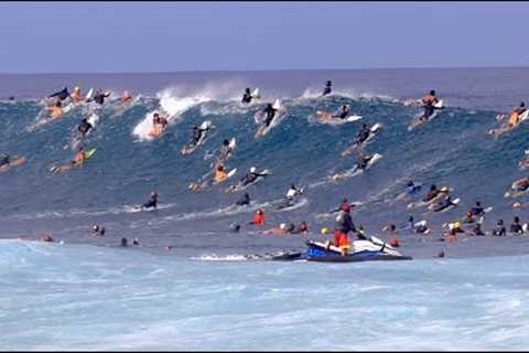 Crazy Pipe so HEAVY🙀Super Fun To Watch [1/23/24] Surfing Pipeline North Shore Oahu Hawaii [4K]