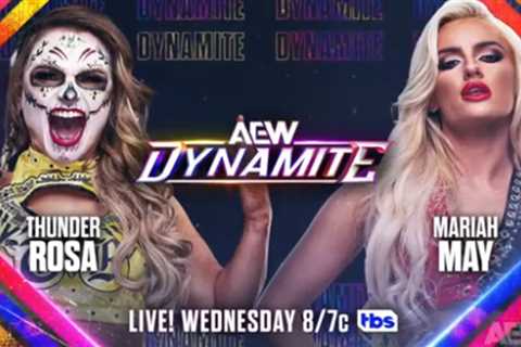 Thunder Rosa vs. Mariah May Added To 4/3 AEW Dynamite, Updated Card