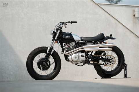 Town and country: A custom Suzuki TU250 Grasstracker from Taiwan