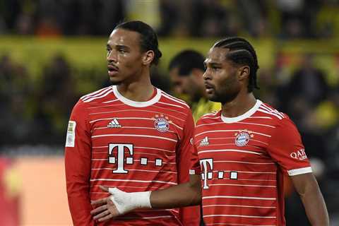 Health situations for Bayern Munich stars Leroy Sané and Serge Gnabry are becoming clear