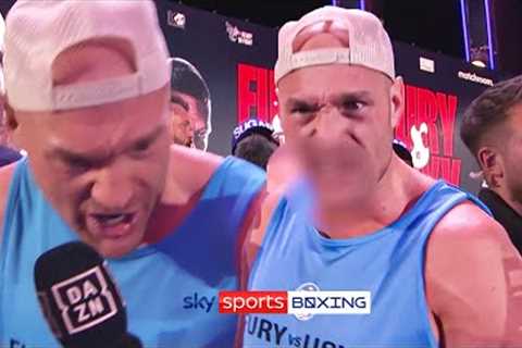 Tyson Fury unleashes expletive-filled rant after Usyk face-off! 🤬