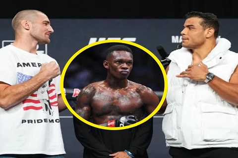 Israel Adesanya predicts UFC 302 co-main event between former opponents Sean Strickland and Paulo..