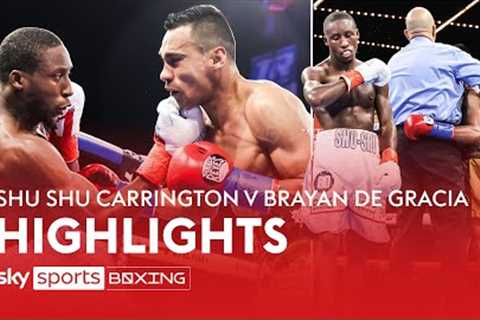 Shu Shu Carrington DROPS De Garcia twice & grabs EXPLOSIVE stoppage 🔥  HIGHLIGHTS