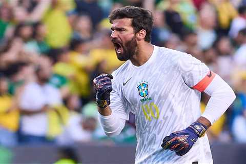 The reason Liverpool goalkeeper Alisson wore BIZARRE Brazil shirt during friendly