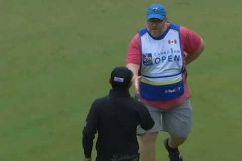 PGA Tour golfer uses little-known rule to recruit random fan after iconic caddie suffers fall