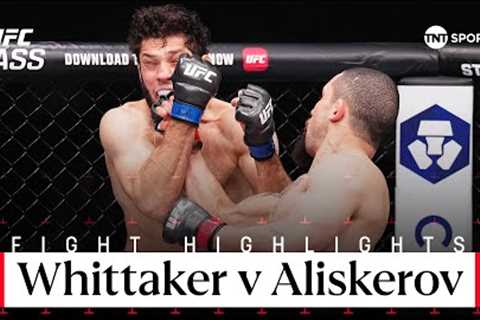 VICIOUS KNOCKOUT 🤯  Robert Whittaker vs Ikram Aliskerov  UFC Saudi Arabia Highlights 🇸🇦