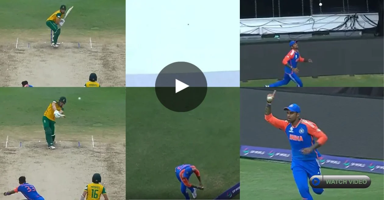 WATCH: Suryakumar Yadav takes game-changing catch of David Miller to seal India’s T20 World Cup..