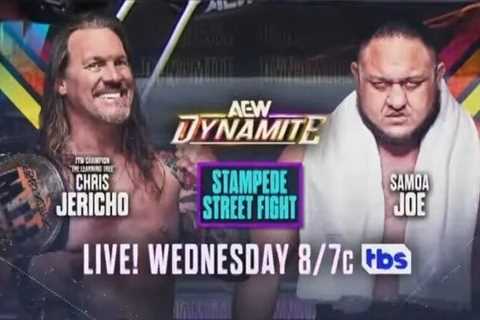 Chris Jericho To Face Samoa Joe In Stampede Street Fight On AEW Dynamite