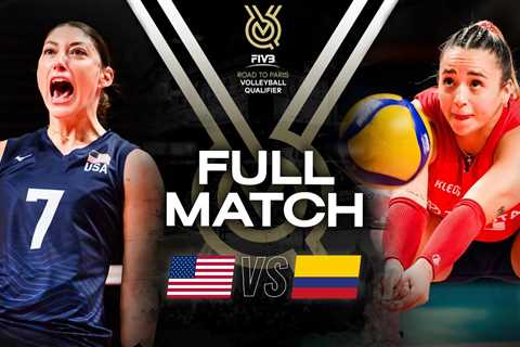 USA vs  COL – Paris 2024 Olympic Qualification Tournament | Full Match – Volleyball