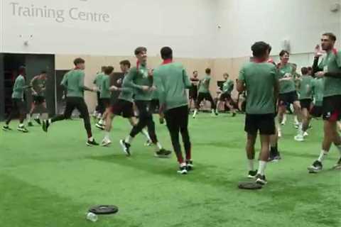 Video: Liverpool players engage in unusual new training routine introduced by Arne Slot