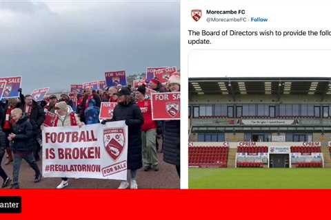 Morecambe board of directors give update on club’s situation with fans keeping hopeful