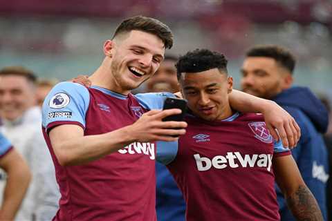 Declan Rice and Jesse Lingard lead the tributes as West Ham star says goodbye